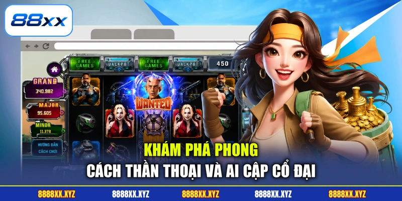 Nổ Hũ 88XX 2 Khám phá phong cách thần thoại và Ai Cập cổ đại